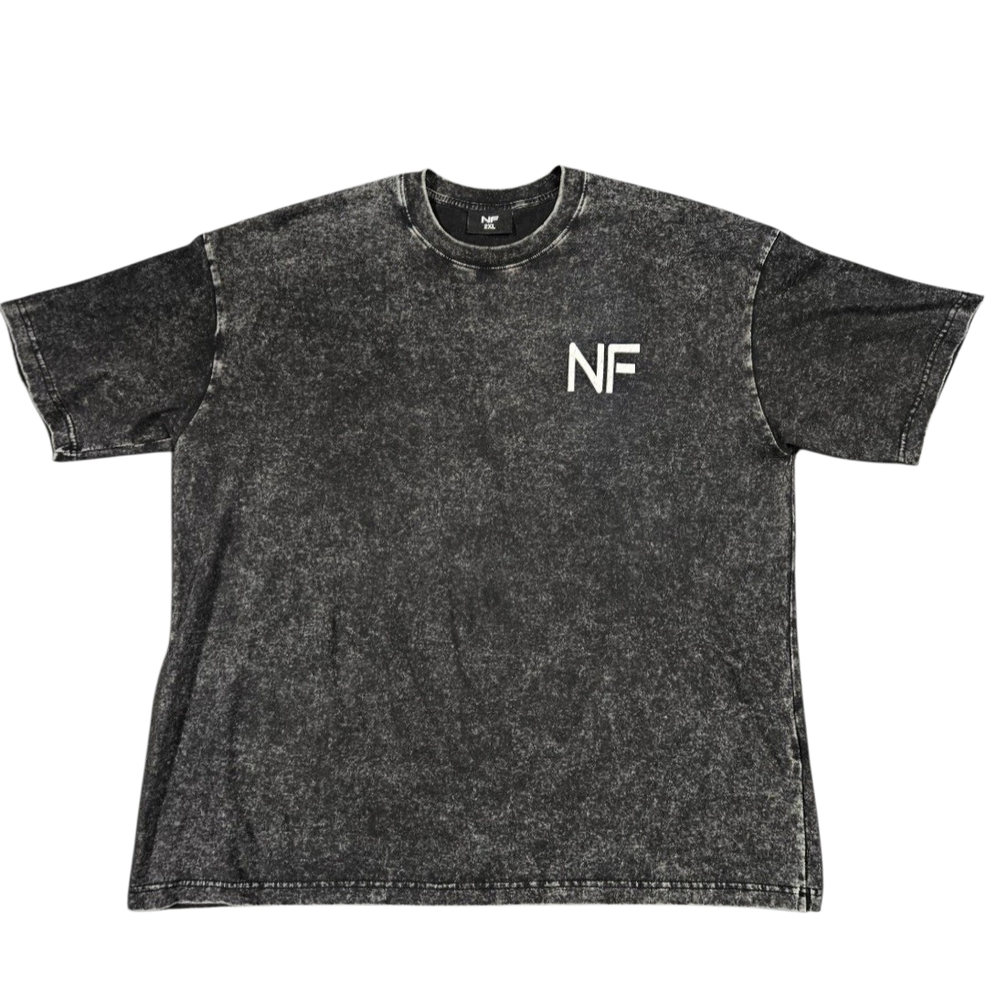 "LOCKED IN" Washed Baggy fit T-shirt - NF