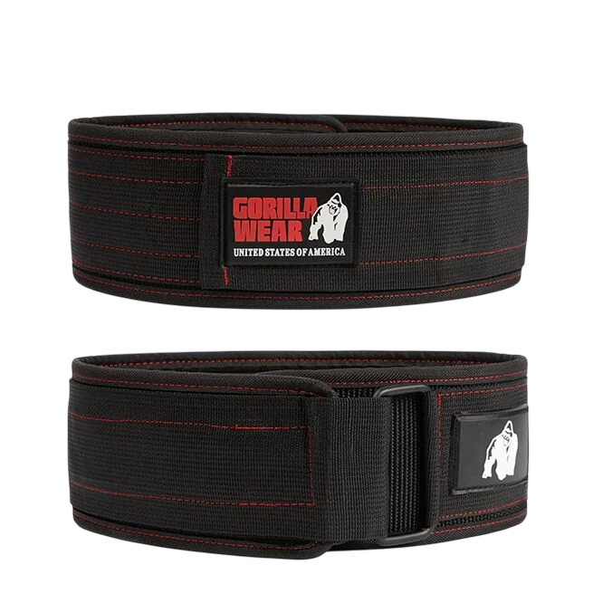 4 Inch Lyftarbälte Nylon - Gorilla Wear