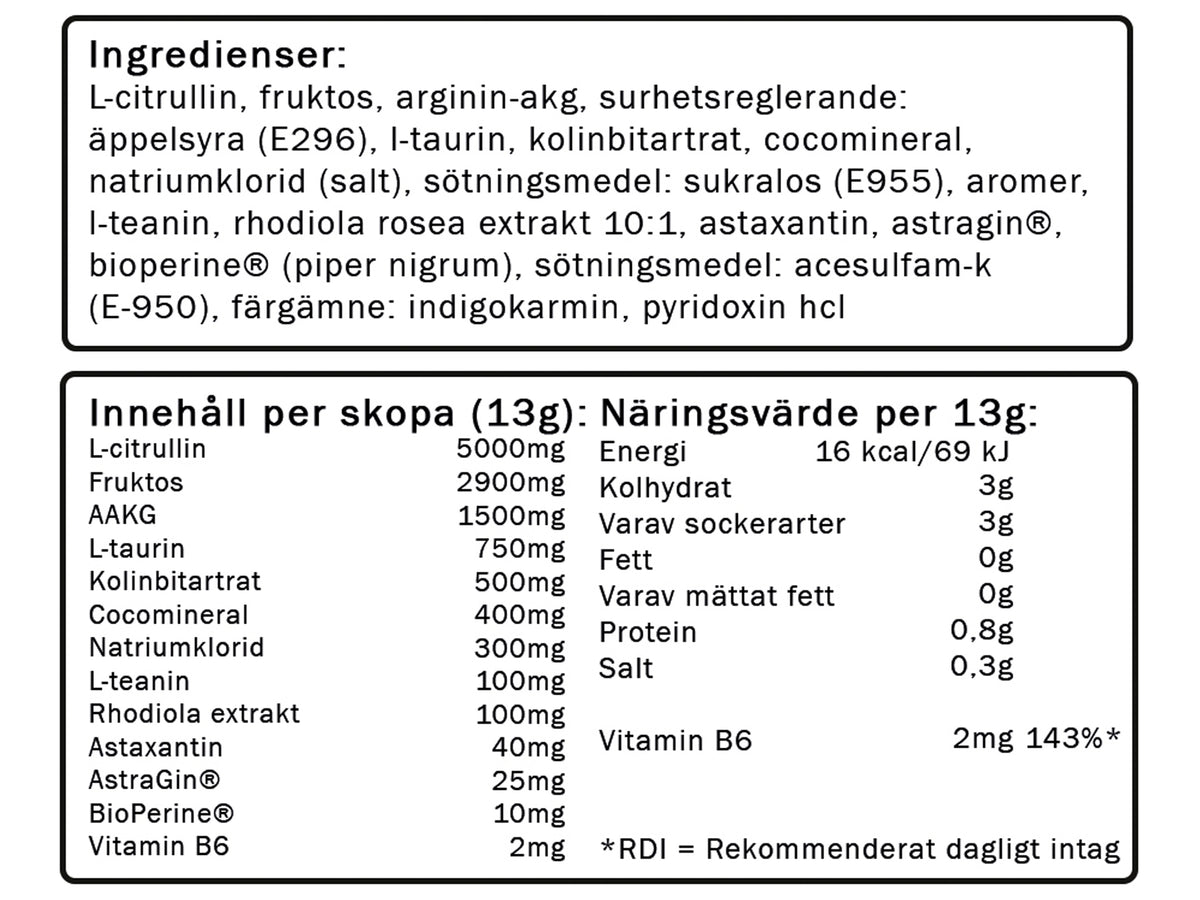 Puump 300g (stim free) - NG Nutrition