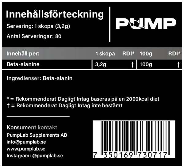 Alanine - Pumplab