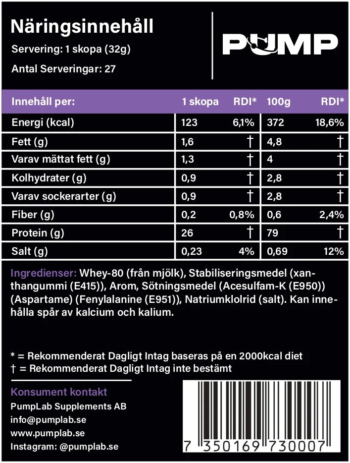Carbon Whey Protein - Pumplab