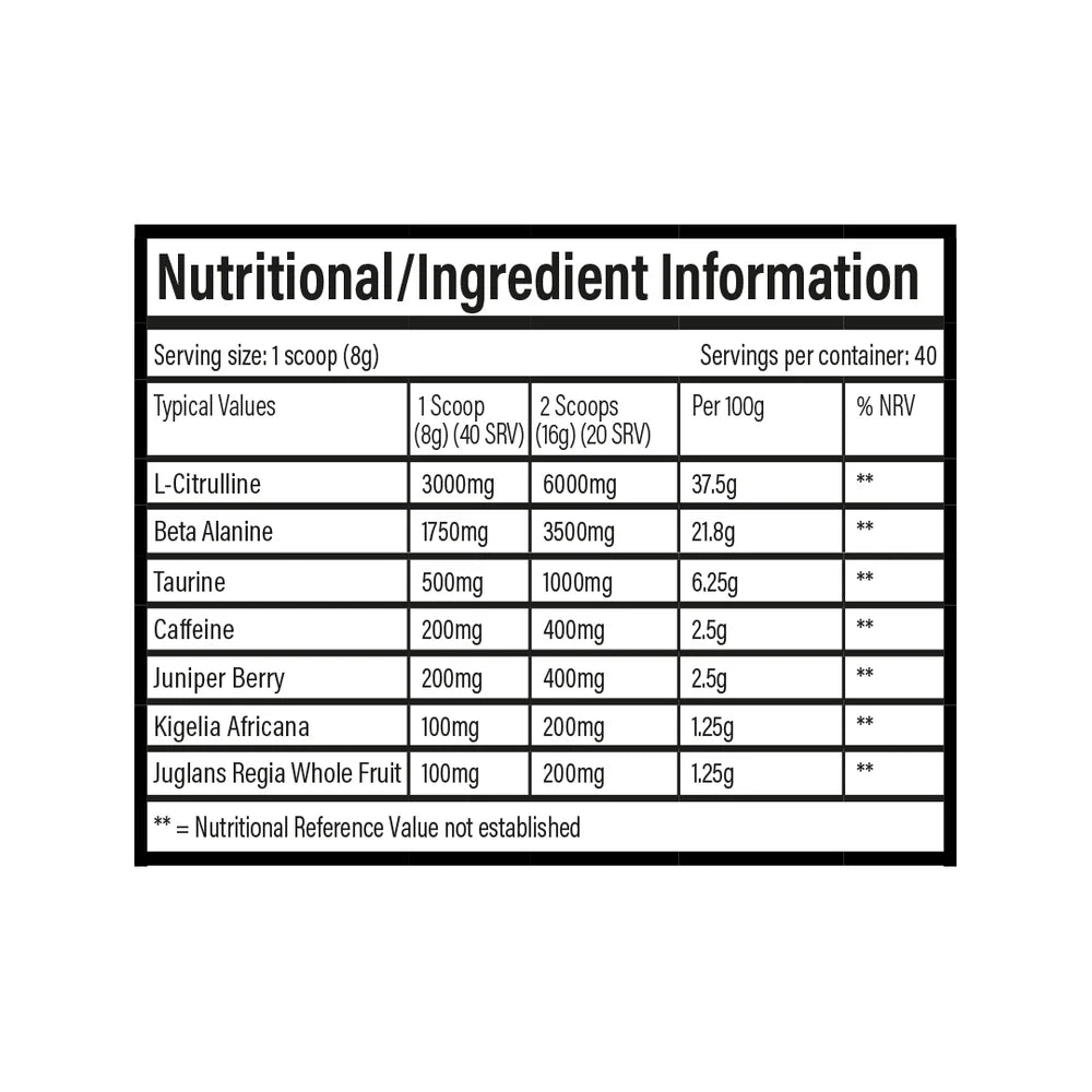 DNFM ! Extreme Pre-Workout - Trained by JP