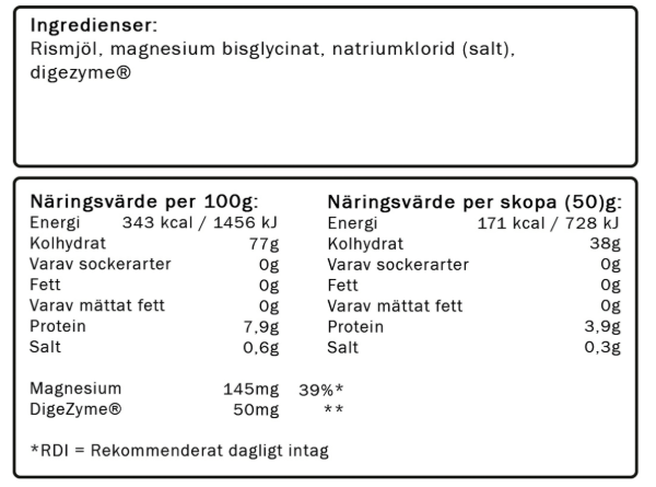 Cream of Rice 900g - NG Nutrition